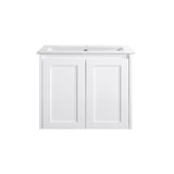 Vintage (Hung) Series Single Bowl Gloss White 600mm CABINET ONLY