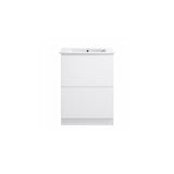 Moddra Series Gloss White Overall 580x450x855mm Vanity Set With Stone Top & Ceramic Undermount Basin