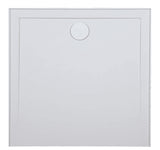 STYLO SMC Shower Base with White ABS Waste 900x900x40mm Centre Rear Outlet