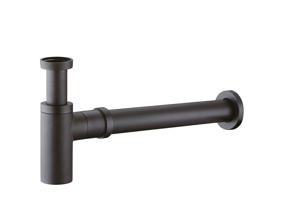 Bottle Trap 32mm (Top) 40mm (Wall) Matte Black Finish