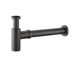 Bottle Trap 32mm (Top) 40mm (Wall) Matte Black Finish