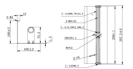 MOBI Double Toilet Roll Holder with Cover