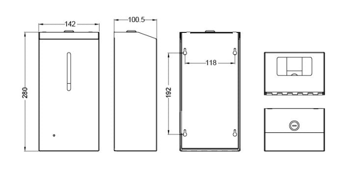 MOBI Sensor Operated Soap Dispenser