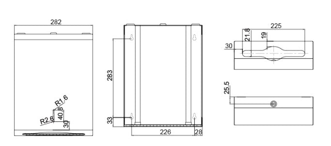 MOBI Paper Towel Dispenser with Viewing Window