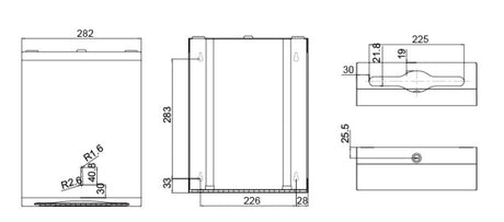 MOBI Paper Towel Dispenser with Viewing Window