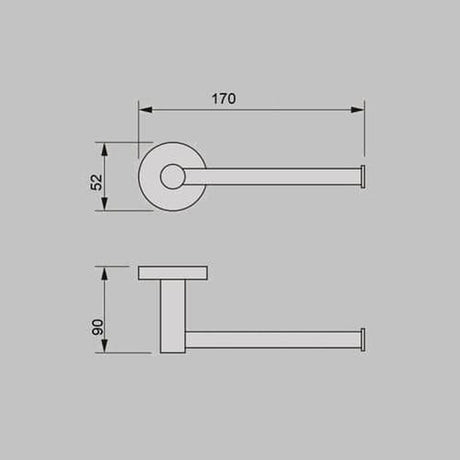 TIARA Toilet Roll Holder with Unique Textured Body Brushed Brass