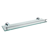 JESS Glass Shelf with Chrome Brackets