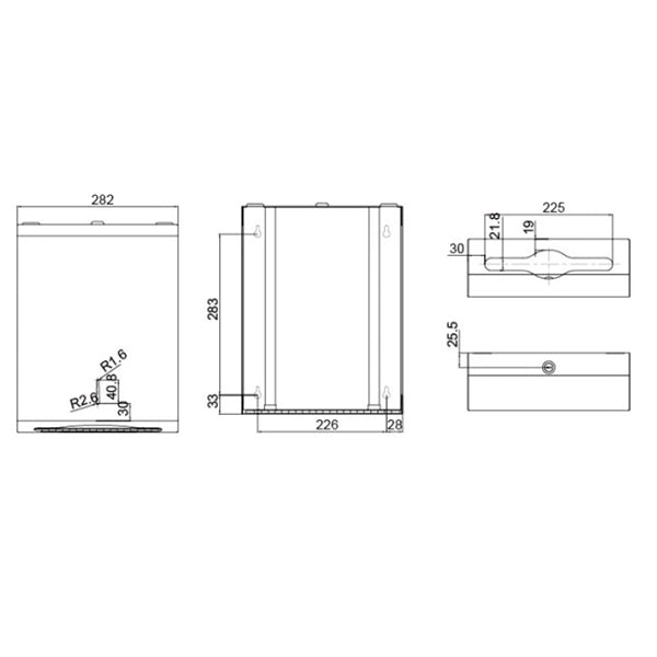 MOBI Paper Towel Dispenser with Viewing Window