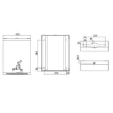 MOBI Paper Towel Dispenser with Viewing Window