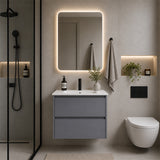 Moddra(Hung) Series Matt Grey Overall 730x455x540mm CABINET ONLY
