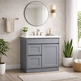 Vintage Series Left Hand Drawer Matt Grey Overall 730x455x855mm CABINET ONLY