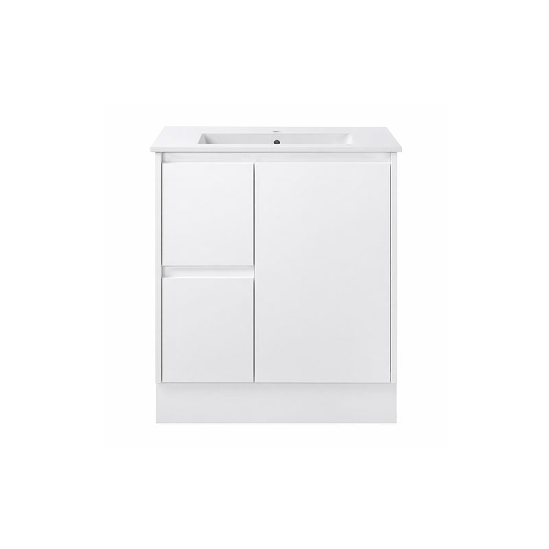 Sierra Series Left Hand Drawer Freestanding Gloss White Overall 730x355x855mm CABINET ONLY