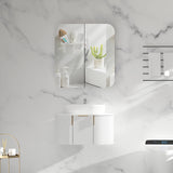 Carysil Grand Shaving Cabinet Matte White 750x800mm