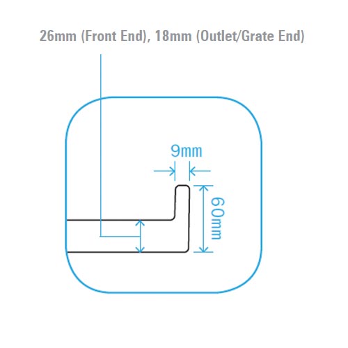 Tile Tray 900 x 900 mm - Grate