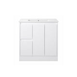 Sierra Series Left Hand Drawer Freestanding Gloss White Overall 880x355x855mm CABINET ONLY