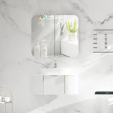 Carysil Grand Shaving Cabinet Matte White 900x800mm