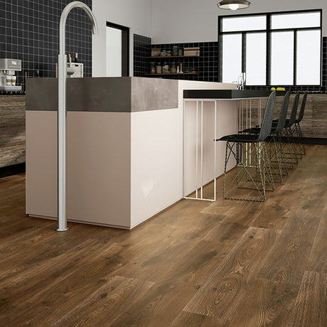 MTF Water-resistant Laminate Flooring Brown Vintage Oak 1215x197x12.3mm