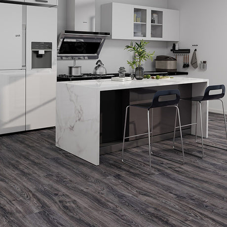 MTF Water-resistant Laminate Flooring Grey Dark Oak 1215x197x12.3mm