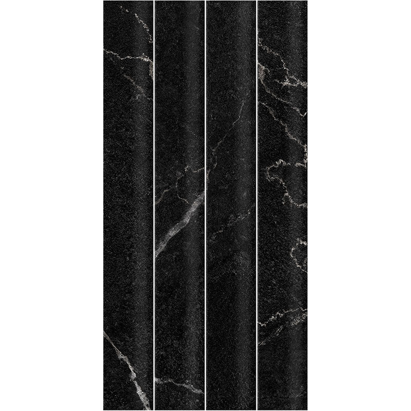 Amici Black Concave Subway Satin 50x300mm