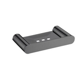 Bellino Gun Metal Grey Soap Dish