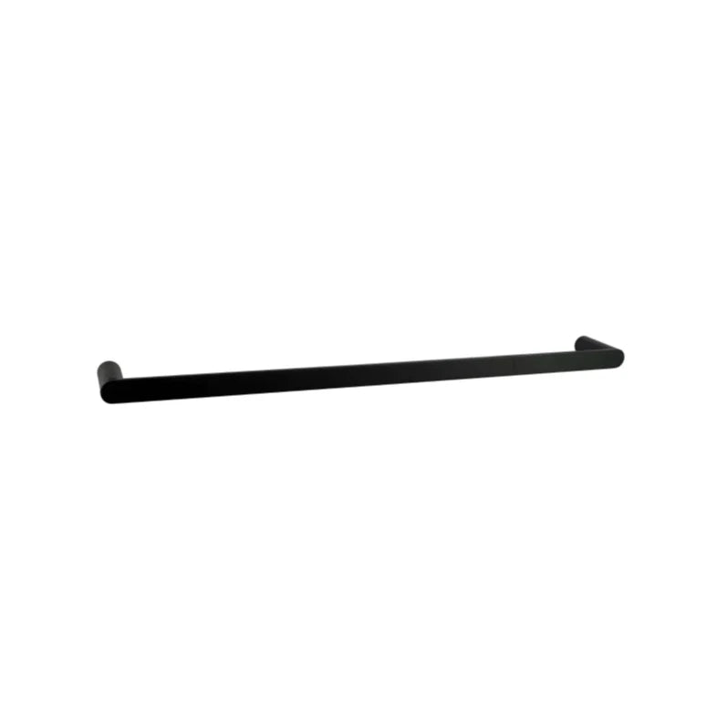 Esperia Matte Black Single Towel Rail 600mm