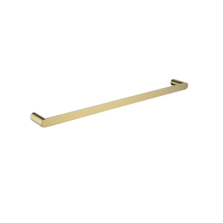 Esperia Brushed Yellow Gold Single Towel Rail 800mm