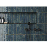 VIBRANT BLUE GLOSS SUBWAY 70X280MM