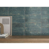 VIBRANT GREEN GLOSS SUBWAY 70X280MM