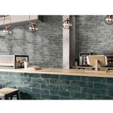 VIBRANT GREEN GLOSS SUBWAY 70X280MM