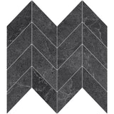 Entiva Enzo Arrow Head Coal Mosaic 404x356mm