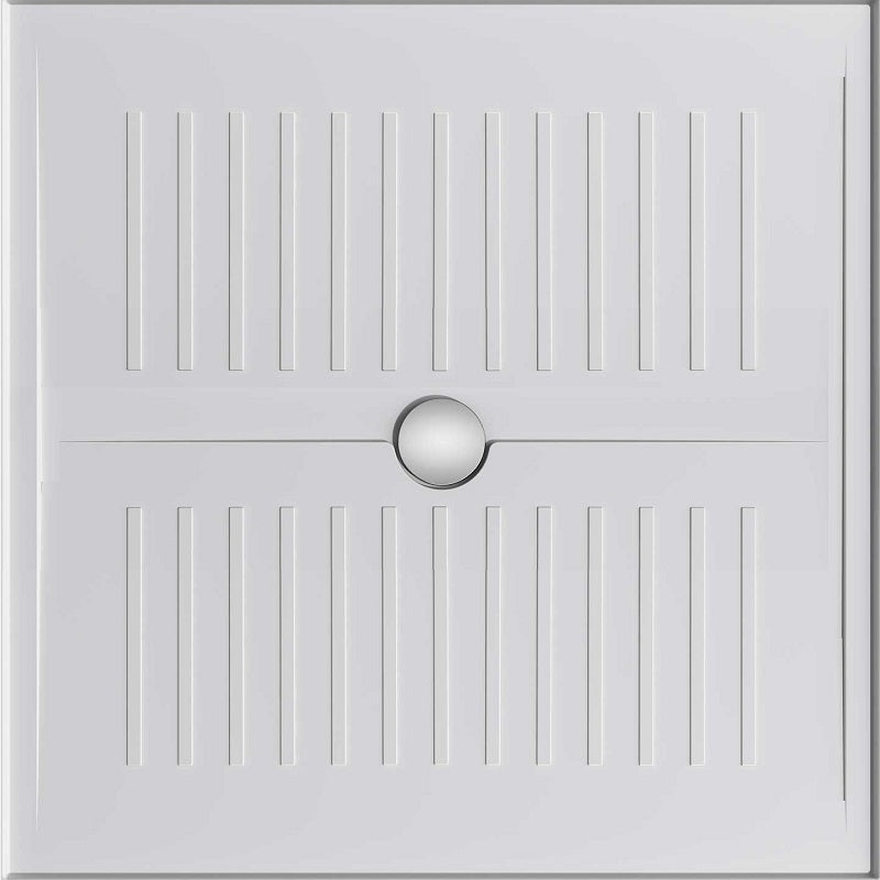 Access Polymarble Base 900x900 Centre Outlet Shower Base