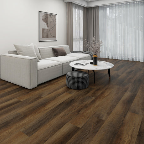 Aether Wood Hybrid Flooring Dark Wood 1530x230x8mm