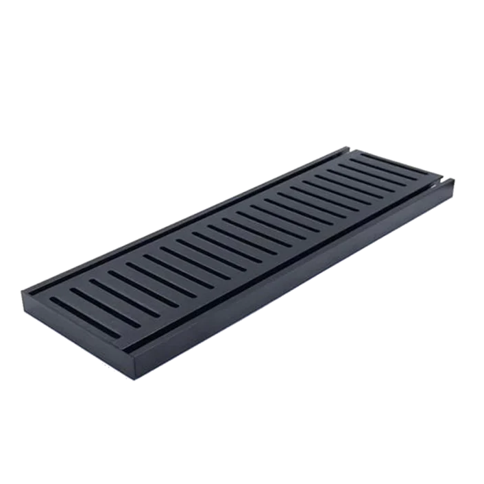 Aluminium Grate Black Depth 21mm Length 1200mm