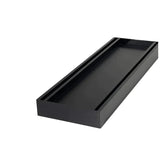 Aluminium Grate Tile Insert Brushed Black Depth 35mm Custom Length XXX (PER 100mm)