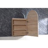Archive Collection Shaving Cabinet Prime Oak 610x900x120mm