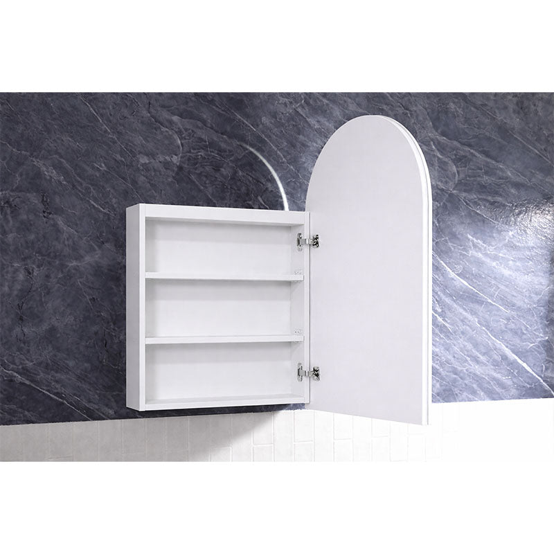 Archive Collection Shaving Cabinet Matt White 610x900x120mm