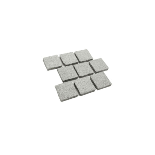 Granite Ash Grey Flamed Cobbles 540x490x20mm
