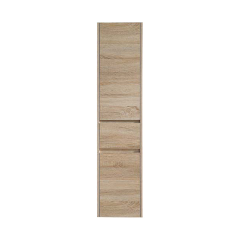 Aspen Collection Wall Hung Tallboy Natural Timber 350x390x1500mm