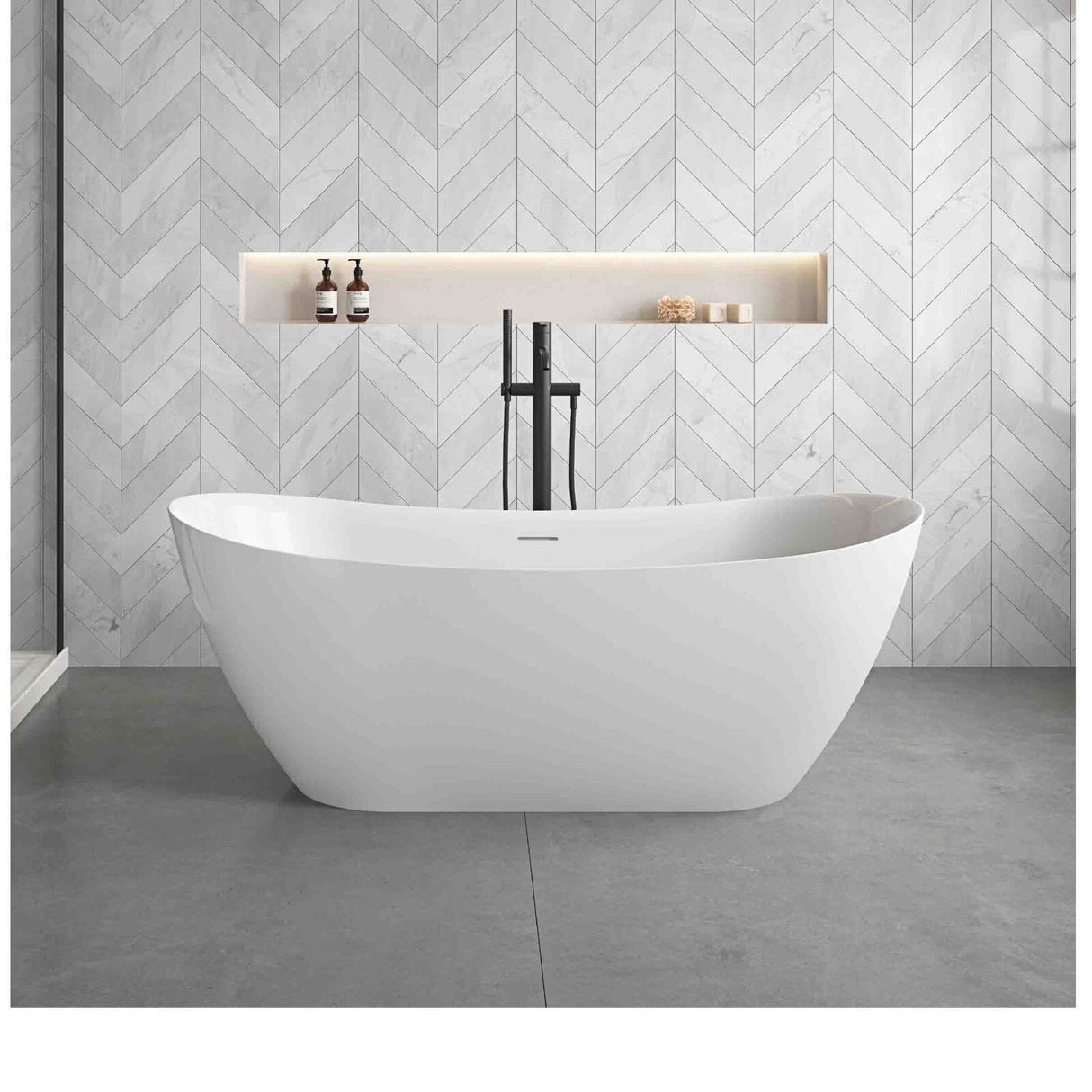 LUKA FREESTANDING BATHTUB 1700x730x630mm