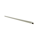 ALUMINIUM WATER BAR 1000 mm LONG, 6mm HIGH SUIT FOR GEM DOOR Brush Nickel