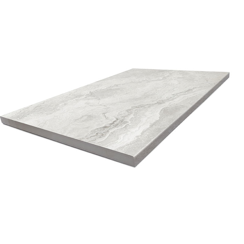 Baroque Light Grey 40x60 20mm Bullnose-Pencil Edge