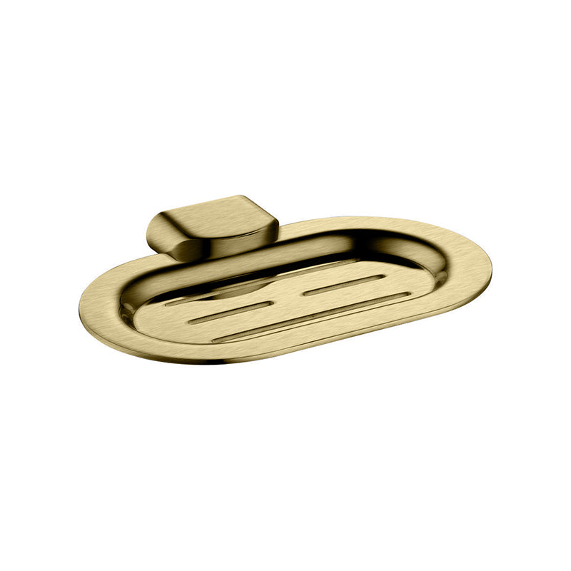 KENZO Soap Dish in Brushed Brass