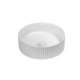 Above Counter Round Basin Matte White 360x360x115mm