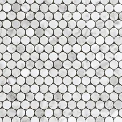 BIANCO CARRARA MARBLE PENNY (293X315)