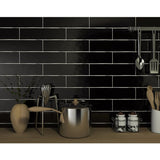 BLOCK BLACK GLOSS 50X200