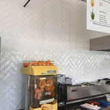 BLOCK WHITE GLOSS 76X302