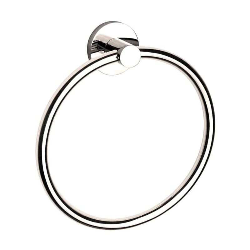 JESS Towel Ring in Brushed Nickel