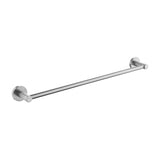TIARA Single Towel Rail with Unique Textured Body Brushed Nickel 600mm