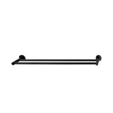 JESS Double Towel Rail in Matte Black 750mm