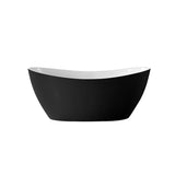 CURO Free Standing Bath Tub Black and White 1700mm